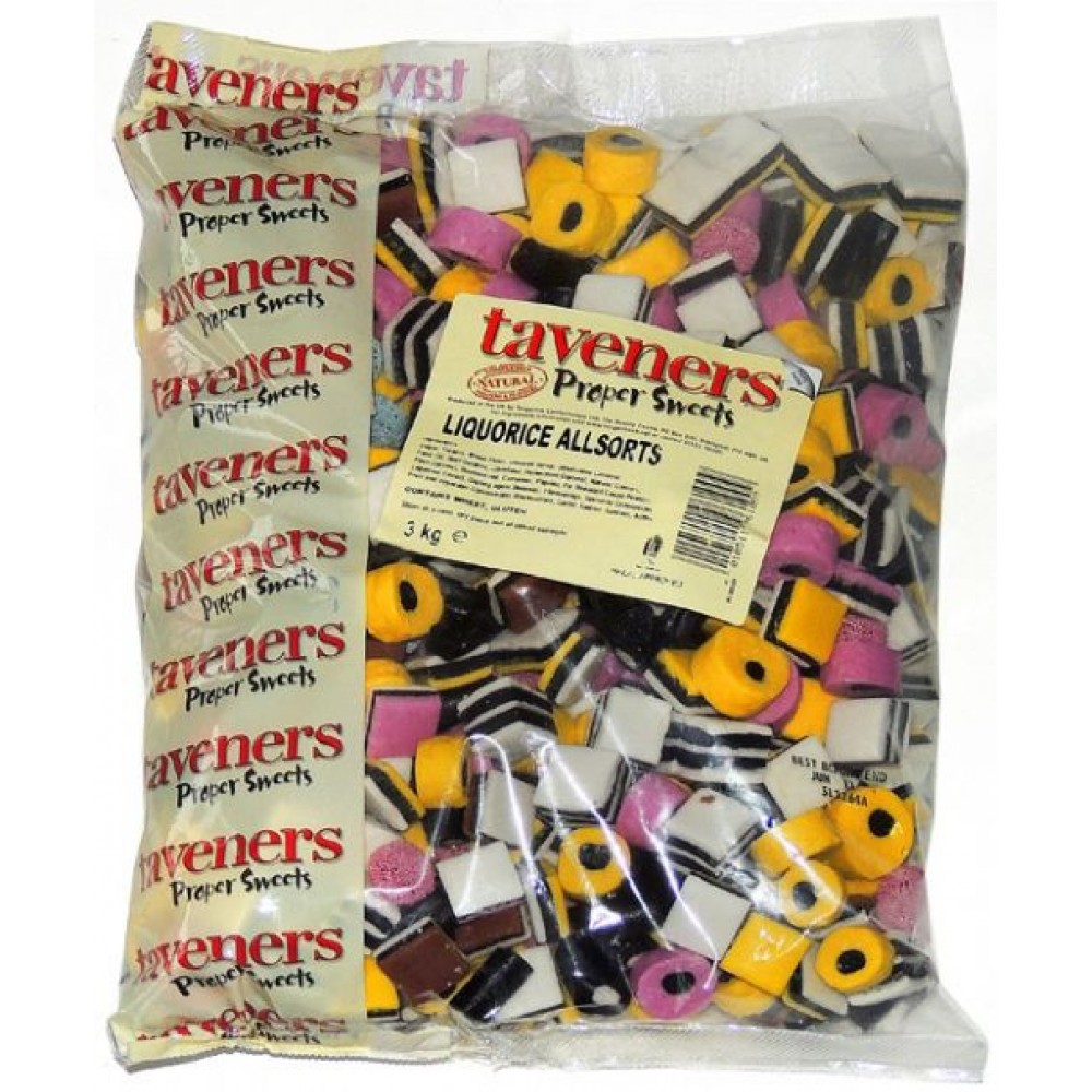 Liquorice Allsorts 3kg Bag Candy Ireland's Leading Online